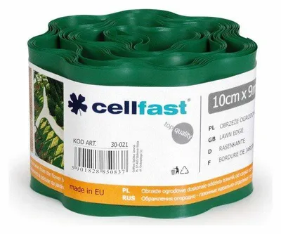 Produktbild von Cellfast Rasenkante 20Cm X 9M Dunkelgrün