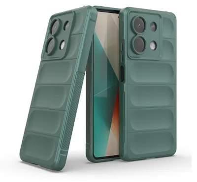 Produktbild von Handy Hülle für Xiaomi Redmi Note 13 5G Grip Case Cover Schutzhülle Softgrip Farbe: Grün