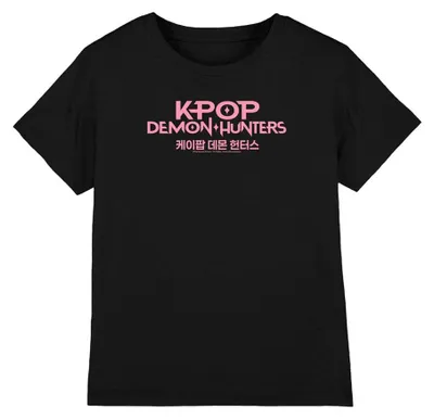 Immagine prodotto di Maglietta per bambini "Cacciatori di demoni K-Pop" - TV42383 (taglia 140-146) (nera)