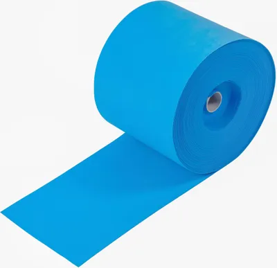 Produktbild von Sport-Thieme Fitnessband "125 latexfrei", Blau, Extra stark, 45,5 m