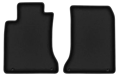 Immagine prodotto di Tappetini anteriori in moquette per Infiniti Q30 2015-2019 (hatchback) – 2 pezzi, neri, su misura – Wielganizator DURBAN