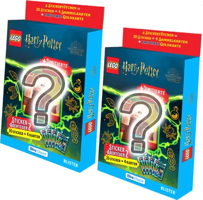 Produktbild von Blue Ocean LEGO Harry Potter Sticker Serie 2 - Sammelsticker (2024) - 2 Blister