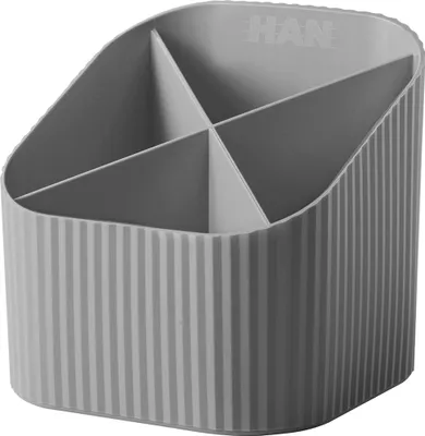 Obrázok produktu pre HAN Stifteköcher, Šedá, Polypropylén (PP), 111 mm, 111 mm, 105 mm, 1 kusov
