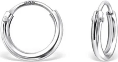 Produktbild von Kleine Draht-Creolen Ohrringe aus 925 Silber (8 mm)