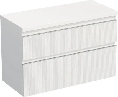 Obrázok produktu pre Skrinka pod umývadlo Jungborn TRENTA biela matná 96,7 x 64,6 x 44,5 cm