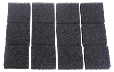 12 Aktivkohleschwämme für Juwel Compact/Bioflow 3.0/M
