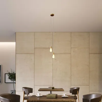 Image de Creative-Cables : suspension multiple à deux branches, livrée avec un câble en tissu et des finitions en métal