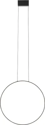 Immagine prodotto di Lampada a sospensione LED CIRCOLO LED nera 21W, bianco caldo, 660 lm, alluminio, dimensioni: 140x60x60 cm, IP20, Nowodvorski Lighting