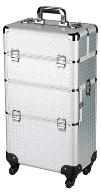 Produktbild von Sibel – 2-in-1 – Friseurstrolley – Aluminium – 70x37x23 cm