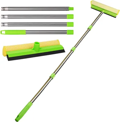 Produktbild von Fensterreiniger 2-in-1, mit Abzieher und Schwamm, 147 cm, für Auto und Lkw