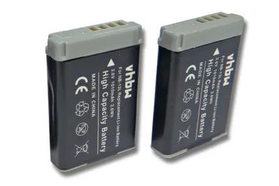 Produktbild von vhbw 2x Akku kompatibel mit Canon PowerShot SX740HS Kamera (1010mAh, 3,7V, Li-Ion)