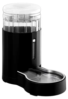Produktbild von Wasserspender für Hunde, 6L Schwerkraft, große Kapazität, Edelstahl-Wasserspender für Katzen, 100% BPA-frei, automatischer Wasserspender für Katzen und kleine/mittelgroße Hunde, schwarz