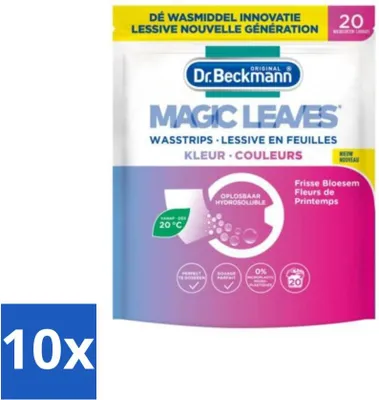 Produktbild von Dr. Beckmann Wäschetücher, farbig, 20 Stück - Vorteilspack - 10 Stücke