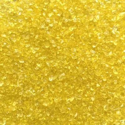 Produktbild von GLASNUGGETS 2-4mm. Kleine Glassteine. 5kg. GELB