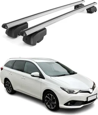 Immagine prodotto di Barre portatutto trasversali per Toyota Auris Sports 2012-2019 in alluminio grigio