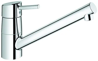 Image de GROHE Concetto Mitigeur monocommandé pour évier, saillie 239mm, bec plat, orientable, 32659001