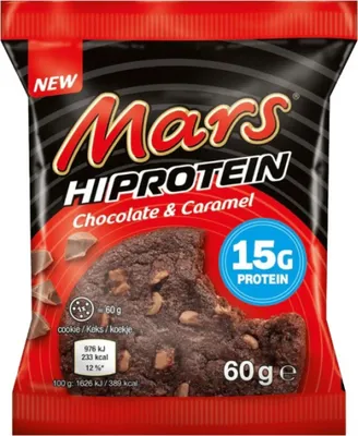 Obrázok produktu pre Mars HiProtein Cookie - 60 g, čokoládovo-karamelové