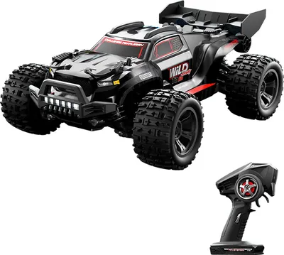 Obrázek produktu pro Auto na dálkové ovládání, měřítko 1:18, 28 km/h, vysokorychlostní kloubové auto s LED světlomety, 4WD terénní elektrické pásové vozidlo, dárek pro děti i dospělé