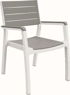 Image de Keter Chaise de jardin Keter Harmony blanc / gris clair KT-610034