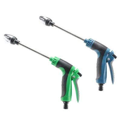 Produktbild von 2er Set Power Jet Hochdruckpistole für Gartenschlauch – Robuster Außenreiniger als Hochdruckreiniger mit einstellbarem Wasserdurchfluss