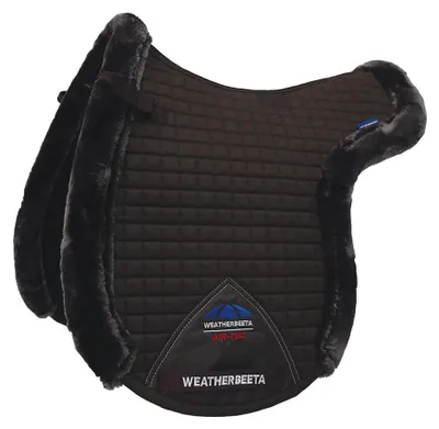 Zdjęcie produktu dla Podkładka Weatherbeeta Prime Air-Tec Comfy Fleece Trimmed, kolor: brązowy, rozmiar: 17–17,5 cala
