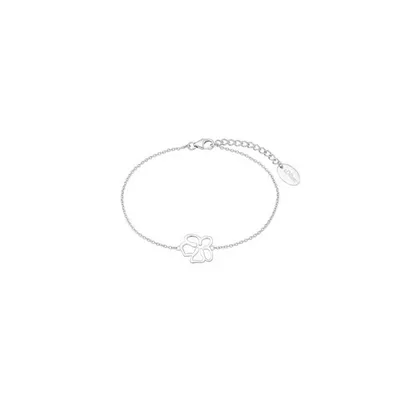 Produktbild von s.Oliver Armband 925 Sterling Silber Damen Armschmuck, 17+3 cm, Silber, Blume, K