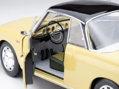 Produktbild von NOREV 1:18 Volkswagen Karmann Ghia Typ 34 Manila yellow / black top 188647