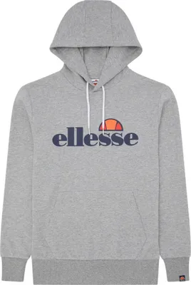 A gray hoodie with the Ellesse logo on the front.