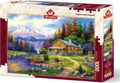 Obrázok produktu pre ART PUZZLE Puzzle Západ slnka v horách 1000 dielikov