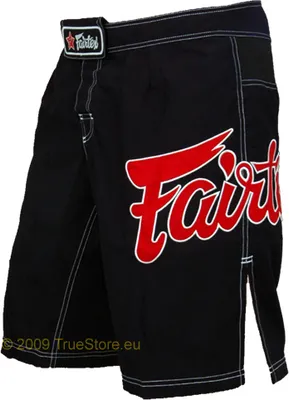 Image de Short de combat MMA Fairtex - Fairtex AB1, noir taille L