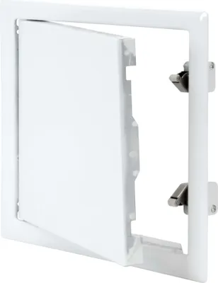 Produktbild von PROTEKTOR Revisionsklappe mit Schnappverschluss 20x20cm Weiß Revisionstür, Wartungsklappe mit Schnappverschluss, Feuchtraumgeeignet