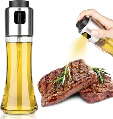 Produktbild von Öl Sprüher Edelstahl Öl Sprayer öl sprühflasche, Multifunktional Öl spray sprühflasche öl, Essig und Öl Sprüher für Kochen, BBQ, Grillen, Pasta, Salate