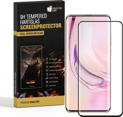 Produktbild von 6x 9H Hartglas für Xiaomi Mi 10 Ultra FULL COVER Panzerfolie Displayschutz KLAR SW Panzerglas Schutzglas Schutzfolie