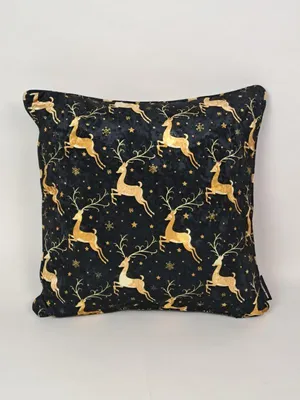 Produktbild von Madison Dekokissen 45x45cm Rentier Gold