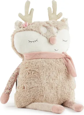 Produktbild von Bieco Reh Ella XXL ca. 55 cm - Reh Stofftier Reh Plüschtier - Stoffpuppe Reh Kissen Reh Kuscheltier Baby - Stofftier Rehkitz - Kuscheltier flach - Kuscheltier Geschwister Kuscheltiere Einschlafhilfe