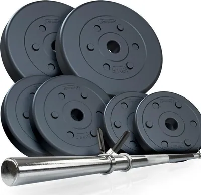 Obrázek produktu pro ScSPORTS činkový set, plast, 20 kg