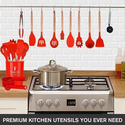 Image de Set d'ustensiles de cuisine en acier - Set de 35 pièces