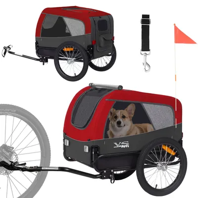 Produktbild von Tiggo VS Pet M Hundefahrradanhänger Hundeanhänger Hundetransporter Fahrradanhänger