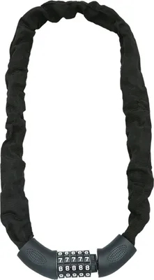 Produktbild von Yakimz Fahrradschloss Zahlencode 6mm Stahlkettenglieder 5-stelliges Zahlenschloss Fahrrad Schloss E-Bike Motorradschloss Kettenschloss, 120cm