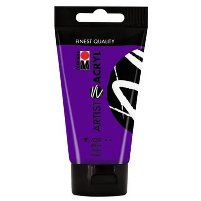 Produktbild von Marabu 12200002939, 75 ml, Violett, Tube, Wasserfest