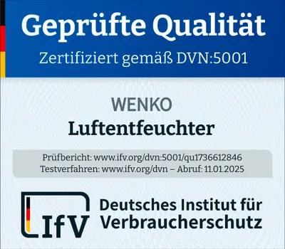 Produktbild von WENKO Raumentfeuchter inkl. 1kg Granulat Entfeuchter Luftentfeuchter Raumklima
