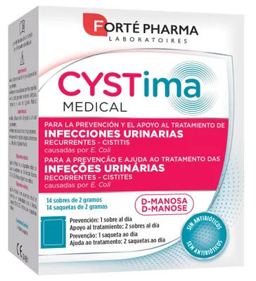 Obrázok produktu pre Doplnok stravy Forté Pharma CYStima 14 jednotiek