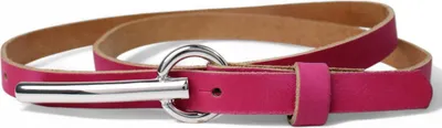 Produktbild von Ledergürtel Damen Echtleder 1,5 cm, schmale Schnalle silber, FRONHOFER