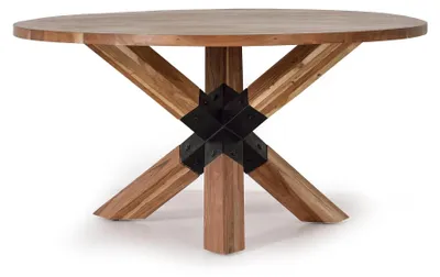 Immagine prodotto di Tavolo da pranzo in legno di acacia "Dakar", 76 cm x 150 cm x 150 cm Giner y Colomer
