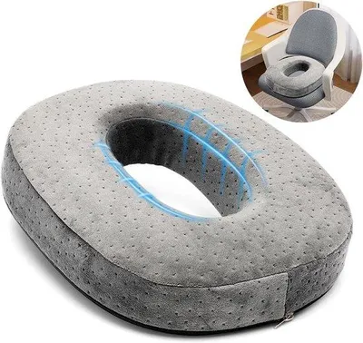 Produktbild von Ibenzoa® Ergonomisches Multifunktions-Stützkissen für Rücken & Lenden – anatomische Unterstützung, ideal für Bürostuhl, Sessel und Stuhl