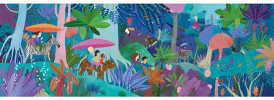 Produktbild von Puzzle-Galerie: Der Spaziergang der Kinder, Djeco