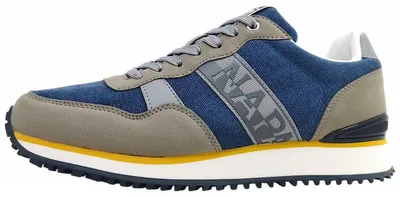 Produktbild von Stylische Herrensportschuhe in Blau mit Kontrastdetails und Komfortsole