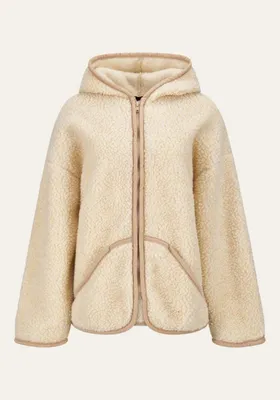 Produktbild von Merino Wolljacke - NELLY BEIGE - Größe: L/XL