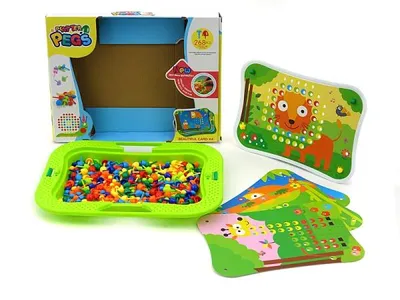Produktbild von Perlenpuzzle mit Behälter 268el. 4 Bilder 534469