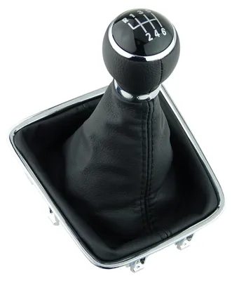 Image de Bouton de changement de vitesse noir, 6 rapports, pour automobiles